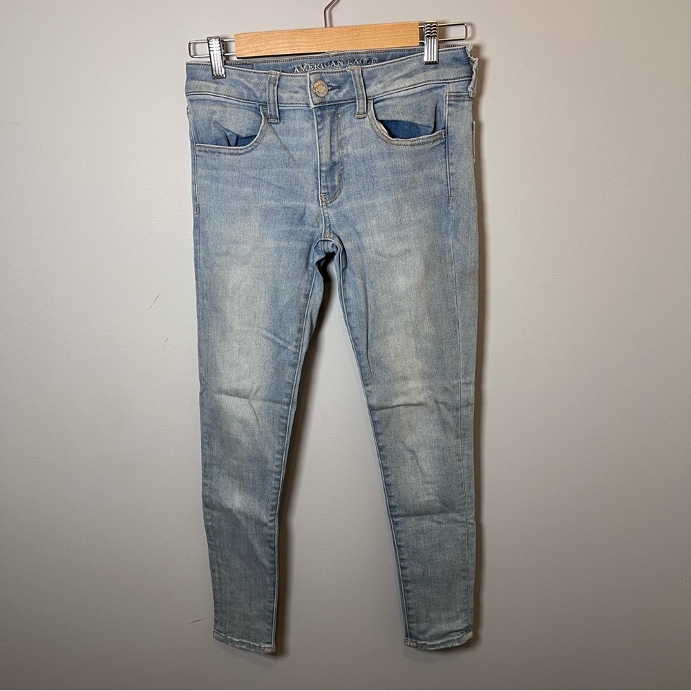 American Eagle Jeggings Women's 6 Short Jeans Super Super Stretch